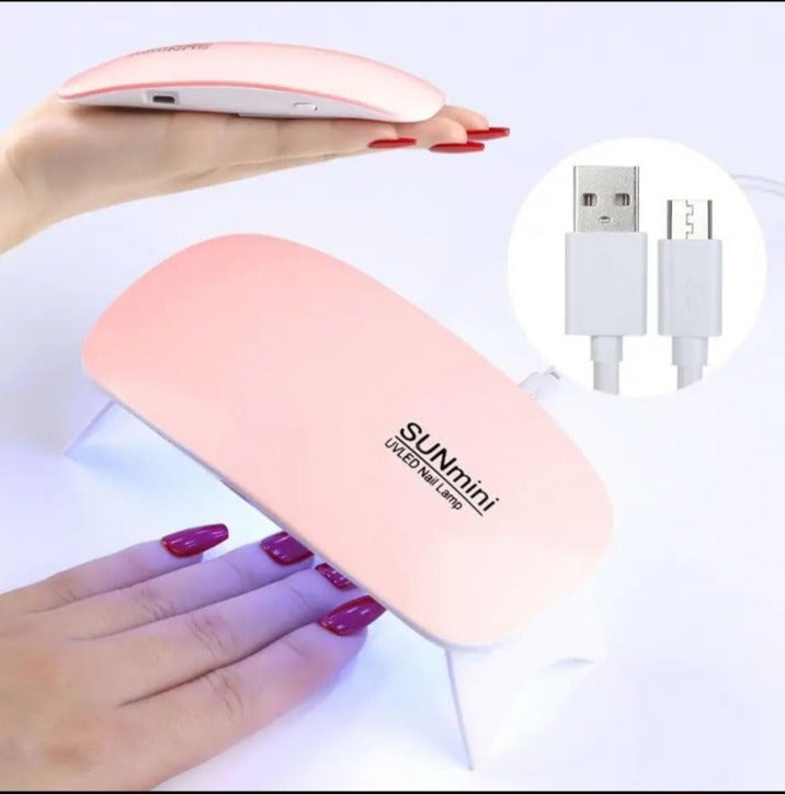6W UV LED Nail Lamp with timer ⏱️