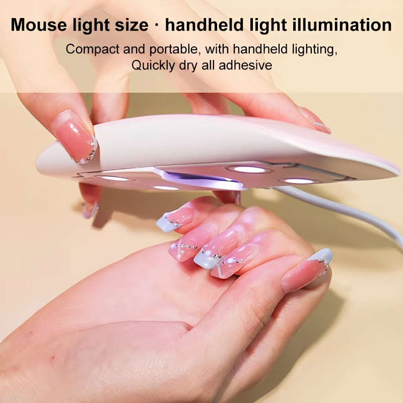 6W UV LED Nail Lamp with timer ⏱️